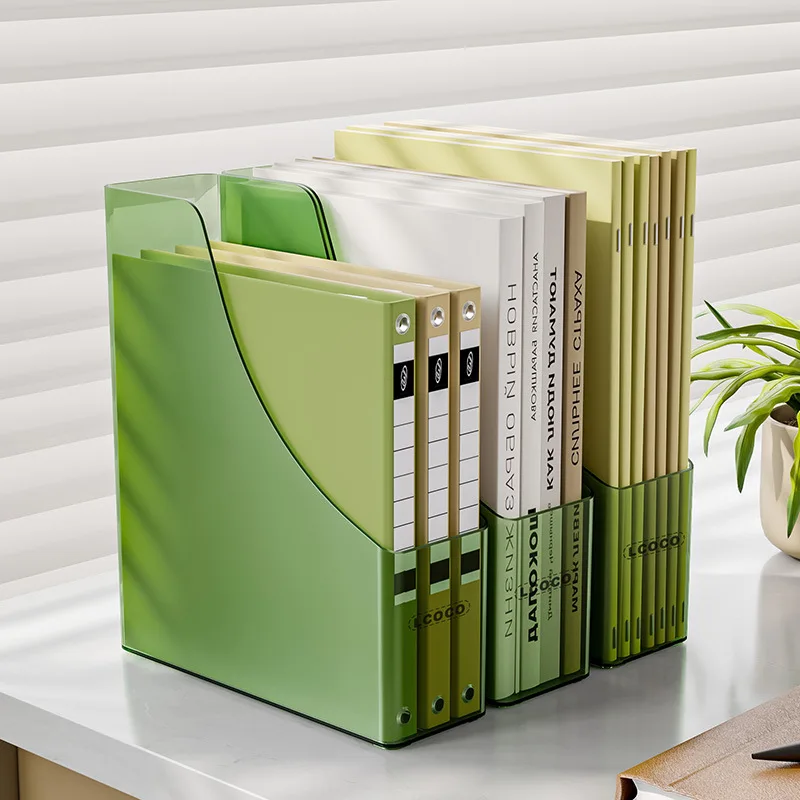 Plastic File Racks Office Document Storage Student Textbooks Box