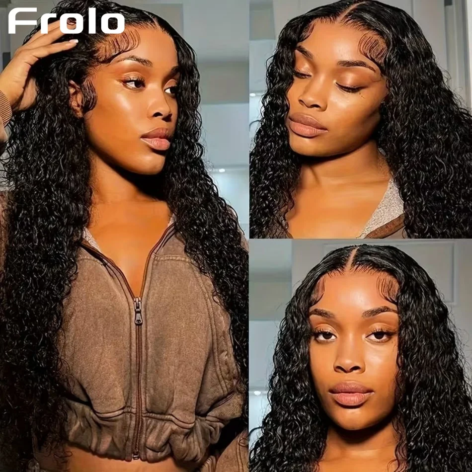 

Парик из натуральных волос, плотность 250, с эффектом волнистых волос, 13x6 HD кружевной фронтальный парик, глубокая волна, 13x4 кружевной фронтальный парик, черный, 100% натуральные волосы, 40 дюймов