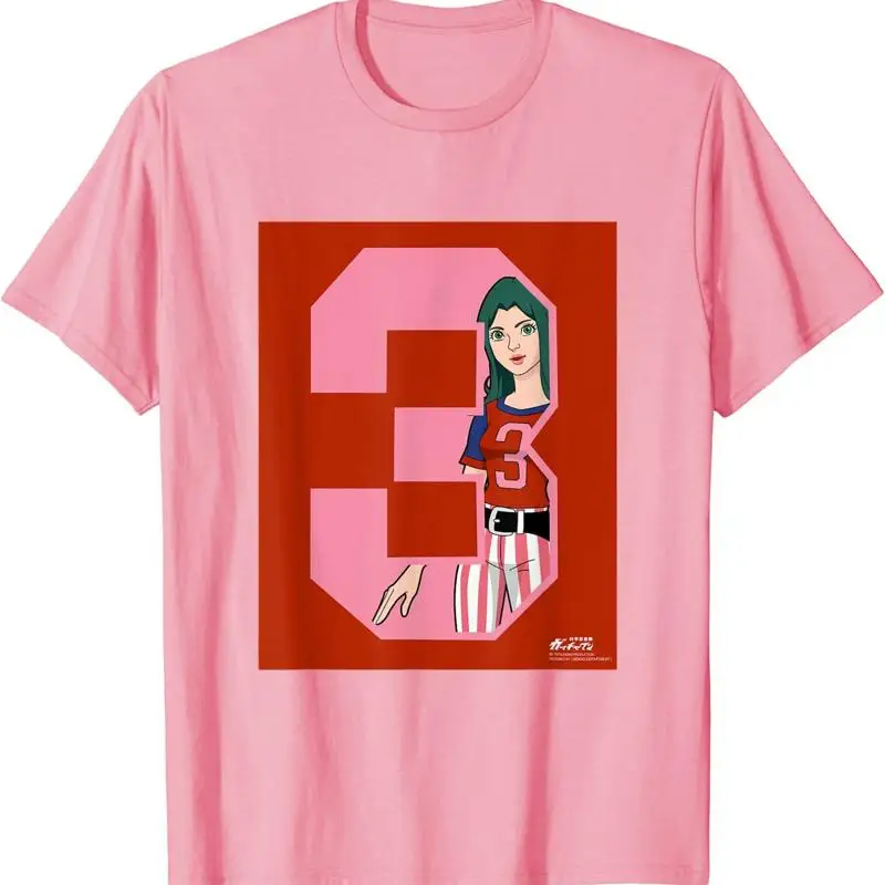 Camiseta Science Ninja Team Gatchaman Jun the Swan Rosa Tatsunoko Pro Japan LTD