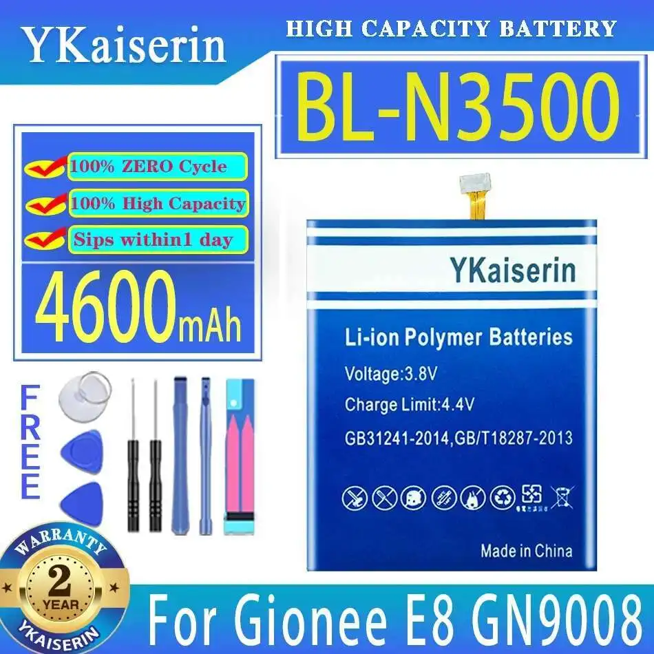 

BL-N3500 4600 мАч для Gionee E8 GN9008 надежный аккумулятор мобильного телефона