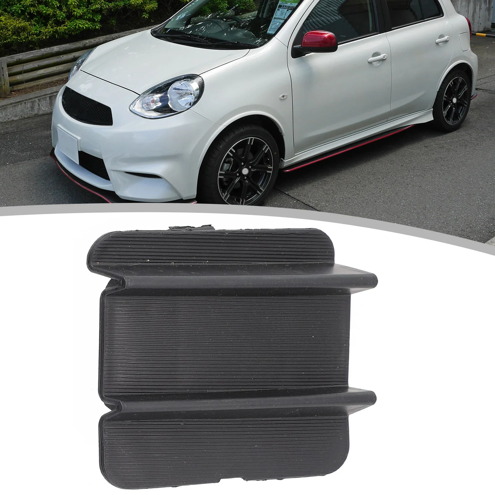 Part Cover Cap For March For Micra K13 For Nissan Front Accessories Cover Cap Brand New High Quality Practical