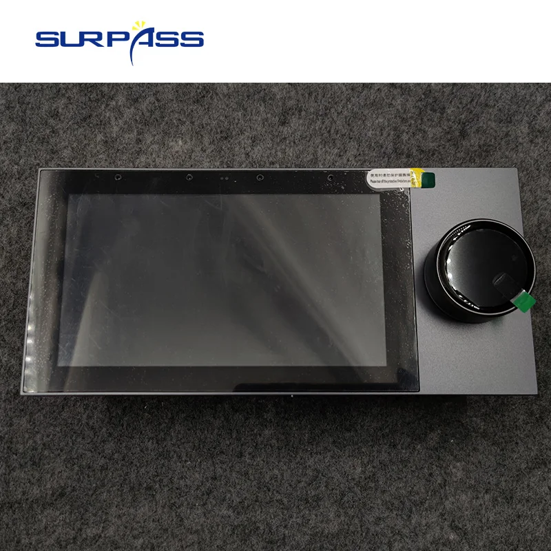 PW730T+FCR53 Tuya 7 Inch Smart Home Zigbee Gateway with Touch Screen Controls Music Panel and 8-Wire Speaker Built-in Amplifier