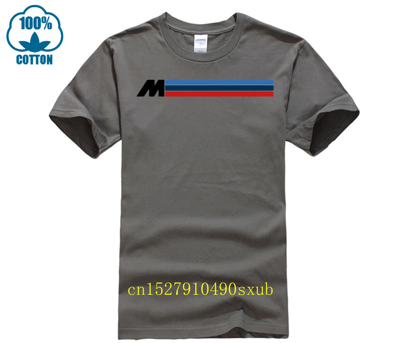 Camiseta estampada cuello redondo manga corta camiseta casual M POWER INSIDE B camiseta