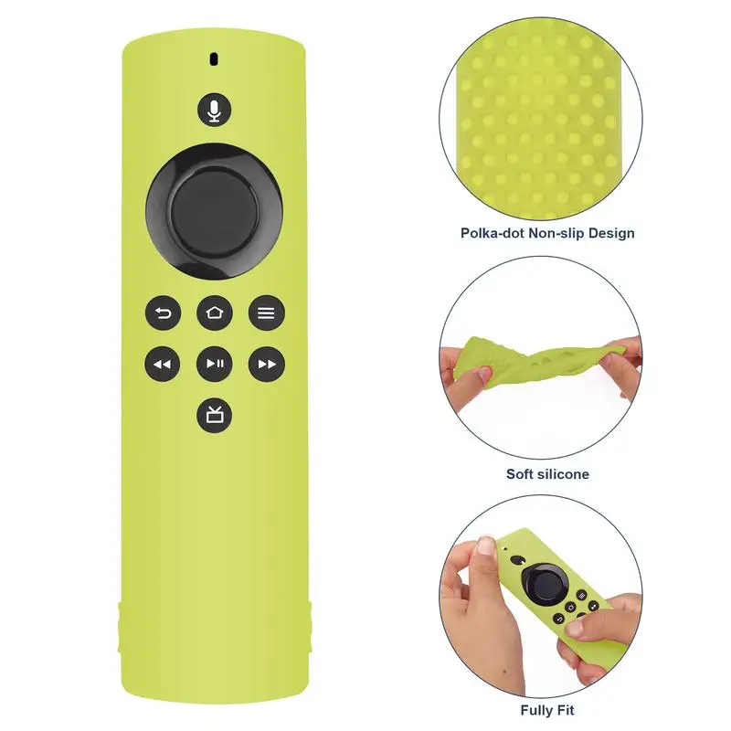 Funda de silicona para Control remoto de TV, Protector suave y lavable para AMAZON Fire Stick Lite, novedad