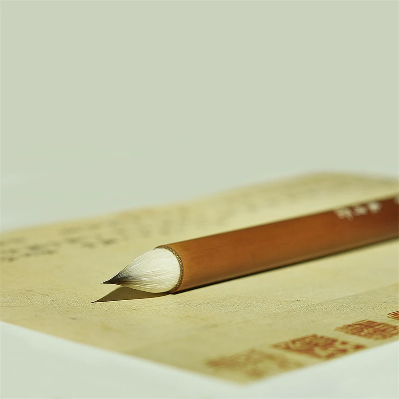 Multiple Hair Brush Professional Small Regular Script Calligraphy Creation Brush Handmade Short Hair Copy Scriptures Brush Pen