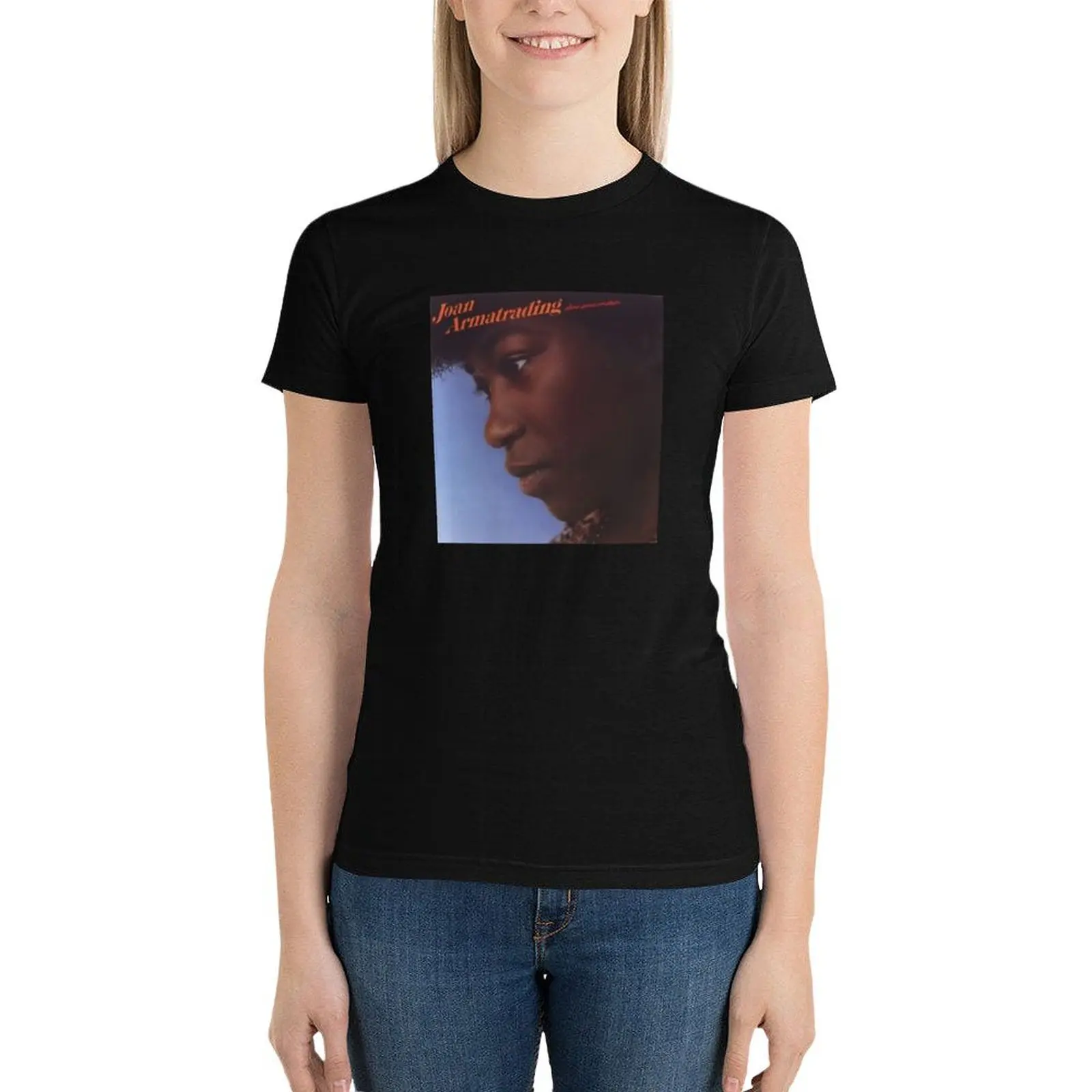 

Joan armatrading T-Shirt anime clothes Blouse cute tops aesthetic clothes western t-shirt dress for Women