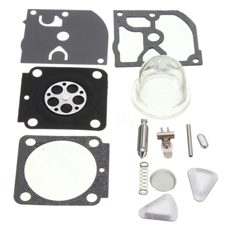 

1set Trimmer Carburetor Carb Rebuild Kit For ZAMA RB-100 STIHL HS45 FS55 FS38 BG45 Brush Cutter Carburator Repair 13 Piece Set