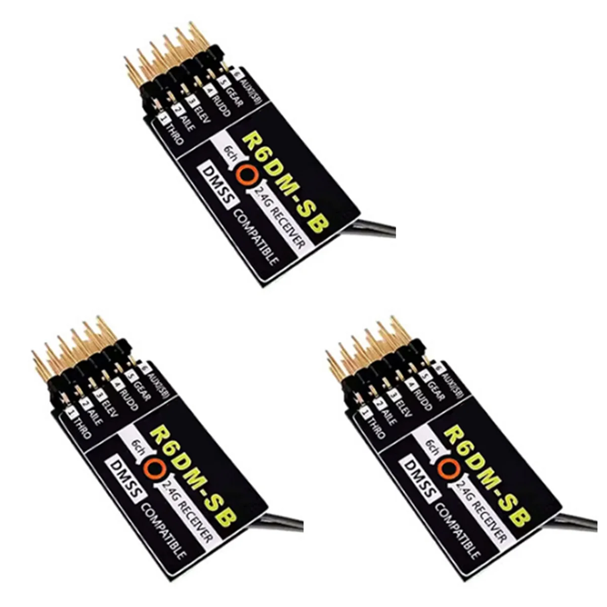 【حصريًا!】3X 2.4Ghz DMSS استقبال R8DM-SB R6DM-SB R4DM-SB لـ JR XG6 XG7 XG8 X (R6DM) #6