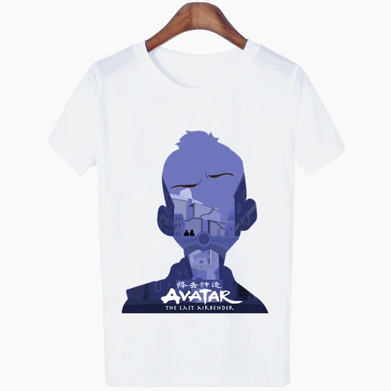 Avatar The Last Airbender Aang Avatar unisex T Shirt Women Female Hip Hop Women Clothes Tshirt Harajuku Casual T-shirt