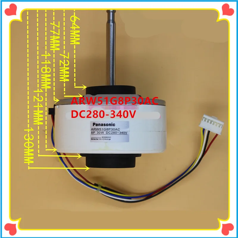 New Original FOR Panasonic Air Conditioning DC Motor ARW51G8P30AC DC280-340V 30W Air Conditioning Parts ARW51G8P30AC