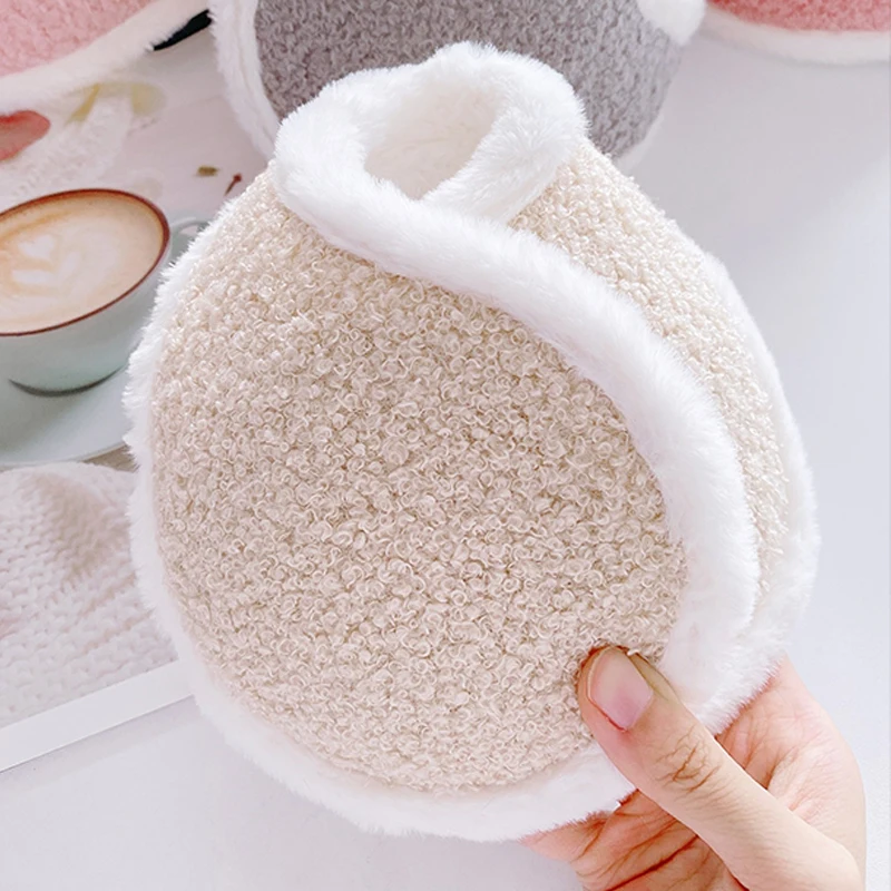 Warm Thicken Plush Earmuffs Winter Outdoor Cycling Fleece Fur Men Women Ear Cover Protector Plush Soft Ear Muffs Mask