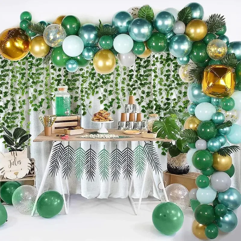 11M Artificial Plant Green Ivy Leaf Garland Fake Plant Creeper Hanging Vine Outdoor DIY Garden Wall Wedding Party Home Decor image 5