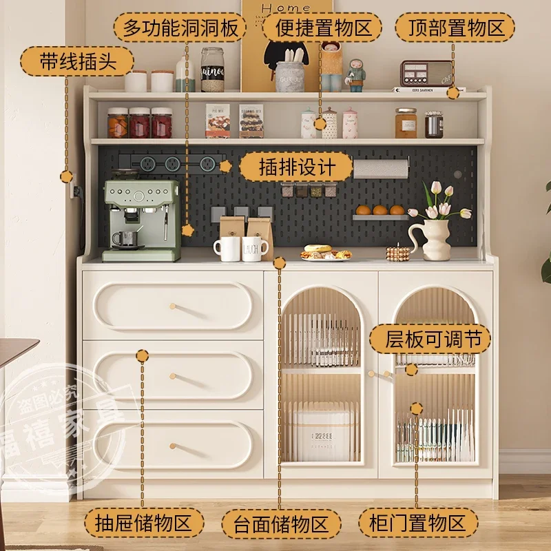 Edge integrated wall small apartment kitchen floor storage Nazi living room hole board storage