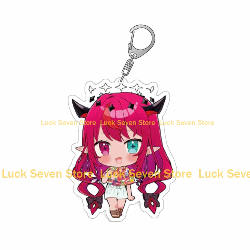 Lucky Seven Store Hololive Virtual cute Boys girls holiday gift official Acrylic keychain keyring bag Portable pendant discount