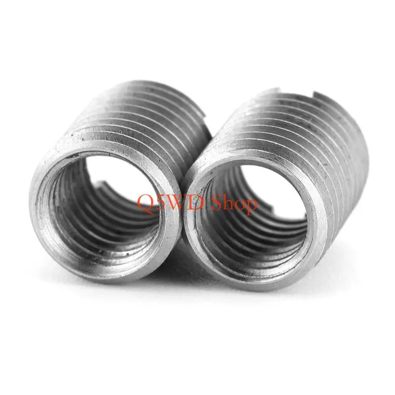 Q5WD 10Pcs Thread Adapter Sleeve Reducing Nut  Insert Sleeve Converter Nut Coupler