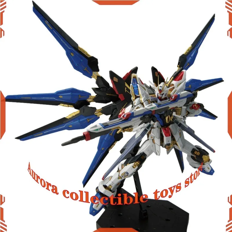 

В наличии Bandai оригинальная аниме-модель MGEX 1/100 GUNDAM STRIKE FREEDOM GUNDAM WING, экшн-фигурка в сборе, модель робота, игрушка в подарок