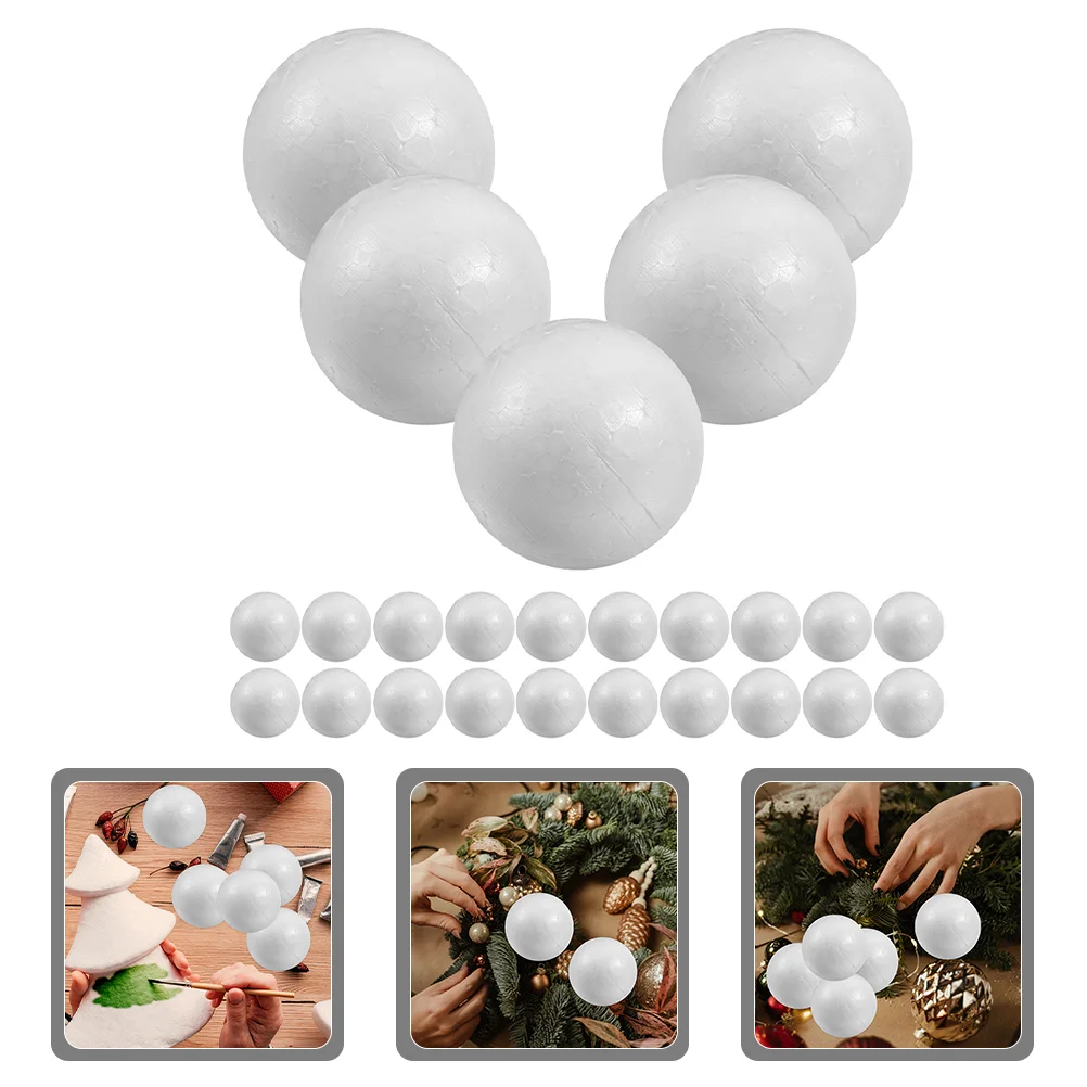 25-delige doe-het-zelf balversieringen ambachten schuim model mooie hangers decoraties bruiloft ballen schoolprojecten