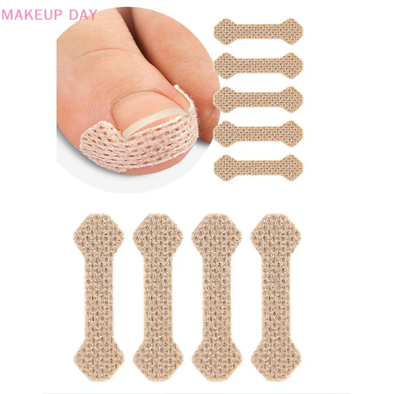 4/10 Vellen Pedicure Ingegroeide Nagel Gereedschap Teennagel Stickers Voor Nagel Corrector Paronychia Behandeling Fixer Herstellen Bunion