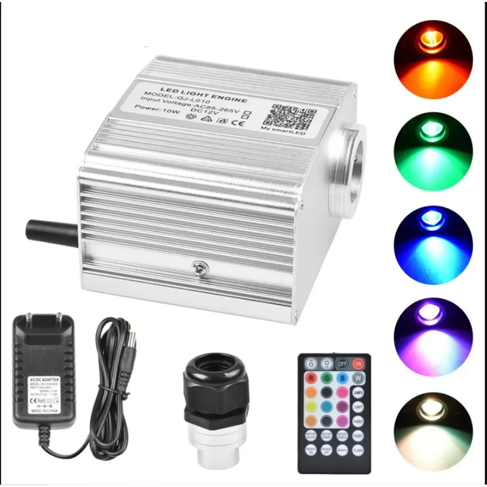 Flashing Light Emitting Diode Fiber Optic Starlight Roof Kit, Star Car 4m Roof
