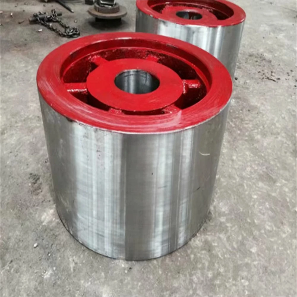 Gear rod roller thrust support steel wheel casting mill dryer support roller