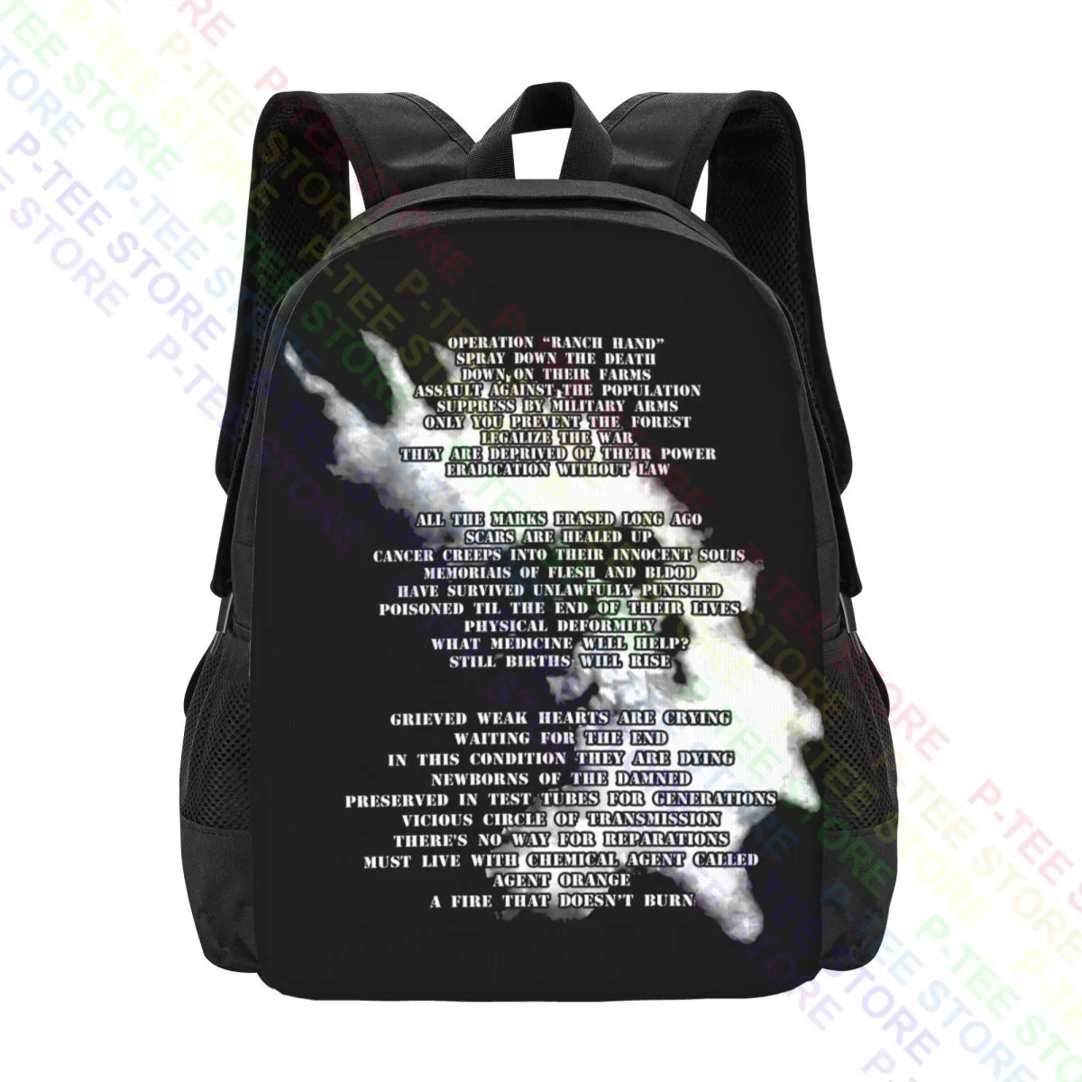 Sodom Cd Cvr Agent Orange Operation Ranch Hand P-1655Backpack Large Capacity Backpack Schoolbag