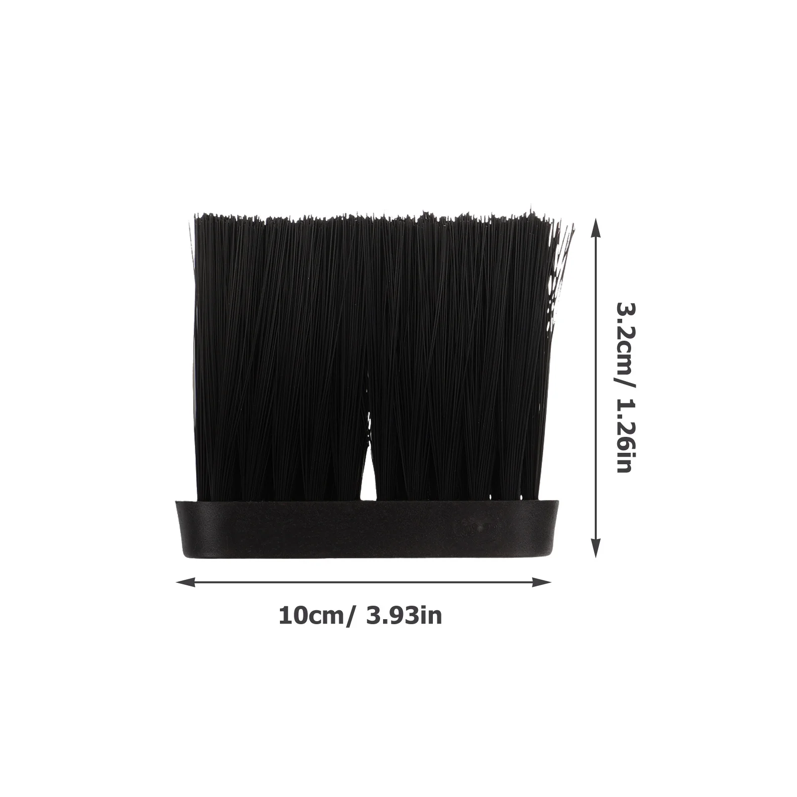 4pcs Fireplace Cleaning Brush Heads Replacement For Kitchen Bench Mantel Dusting Portable Plastic Broom Tool Accessories