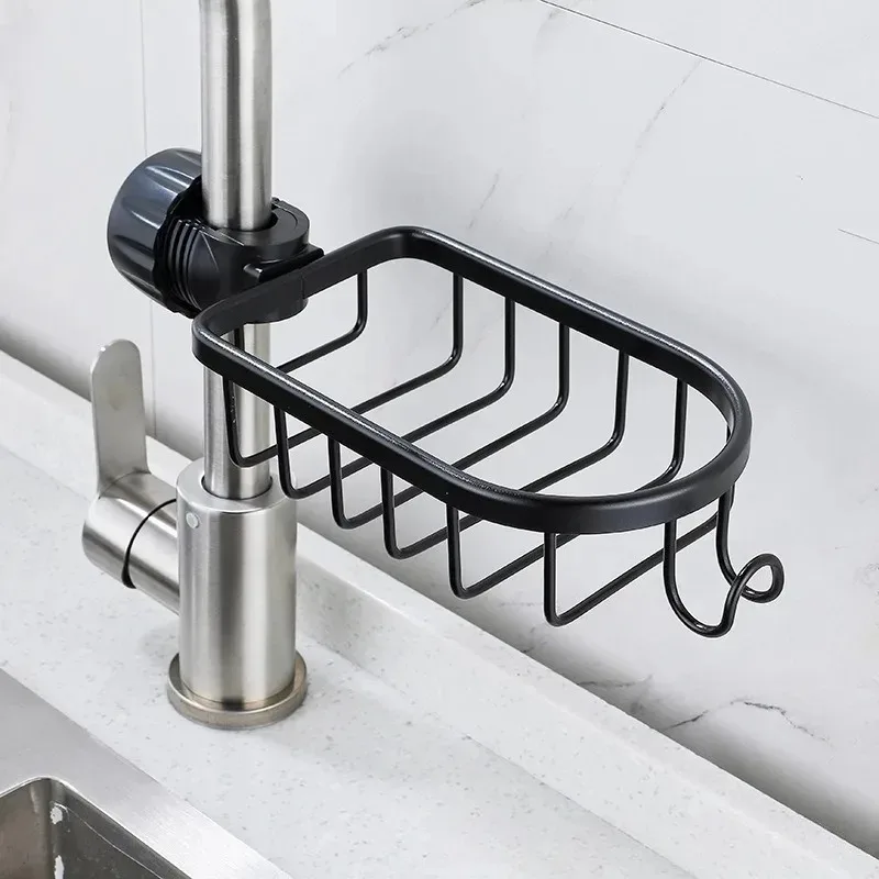 Küche Waschbecken Lappen Schwamm Abfluss Rack Bad Zubehör Bad Wasserhahn Lagerung Rack Dusche Shampoo Seife Halter Einstellbar