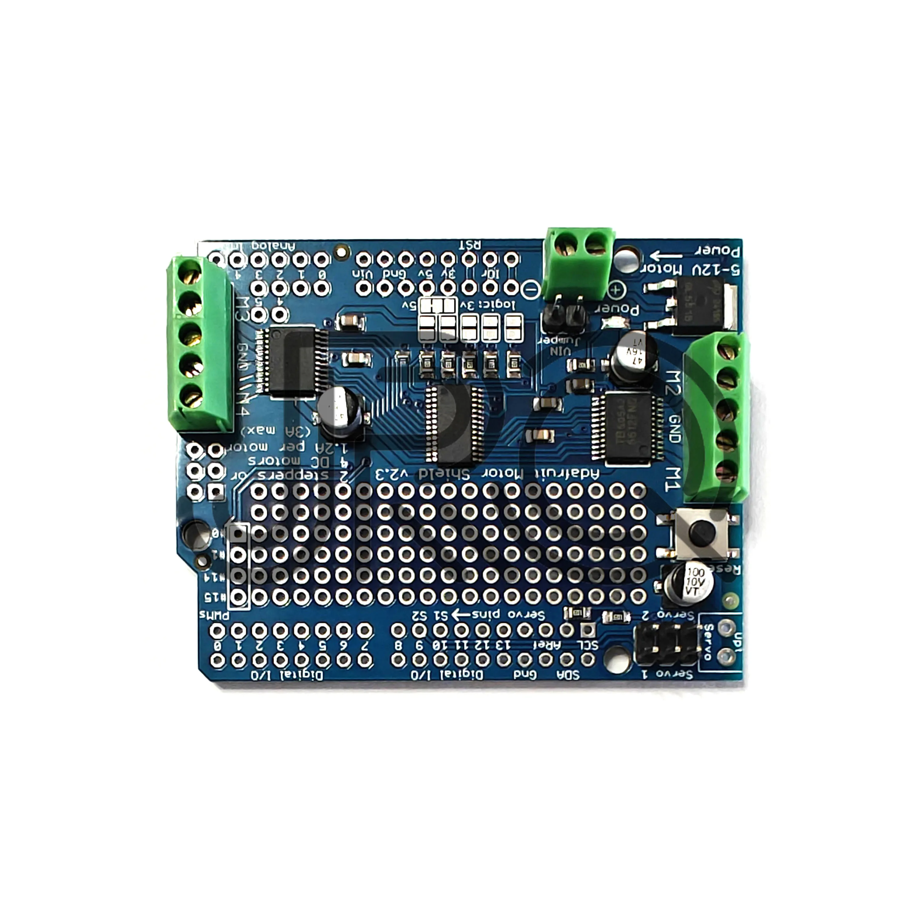 YHC 1438 Motor/Stepper/Servo Shield for Arduino Uno/Mega, Kit, v2.3, 1438