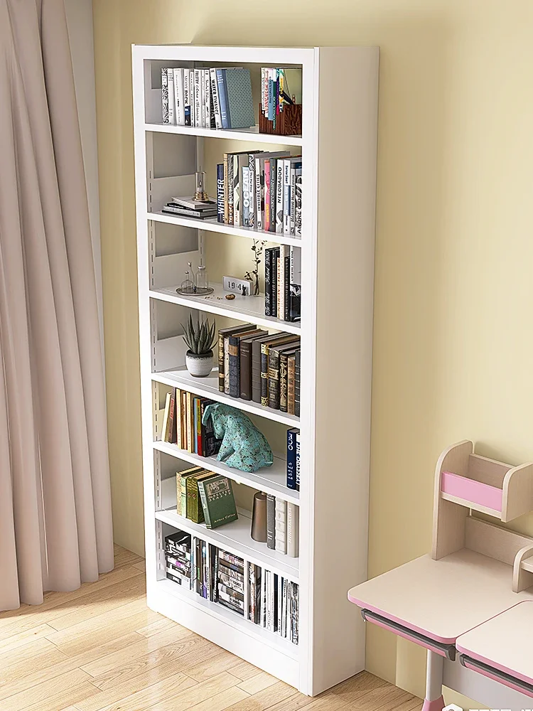Home Library Bookshelf Steel Iron Floor Shelves Bookshelves Children\'s Bookcase Living Room Modern Simple Multi-functional