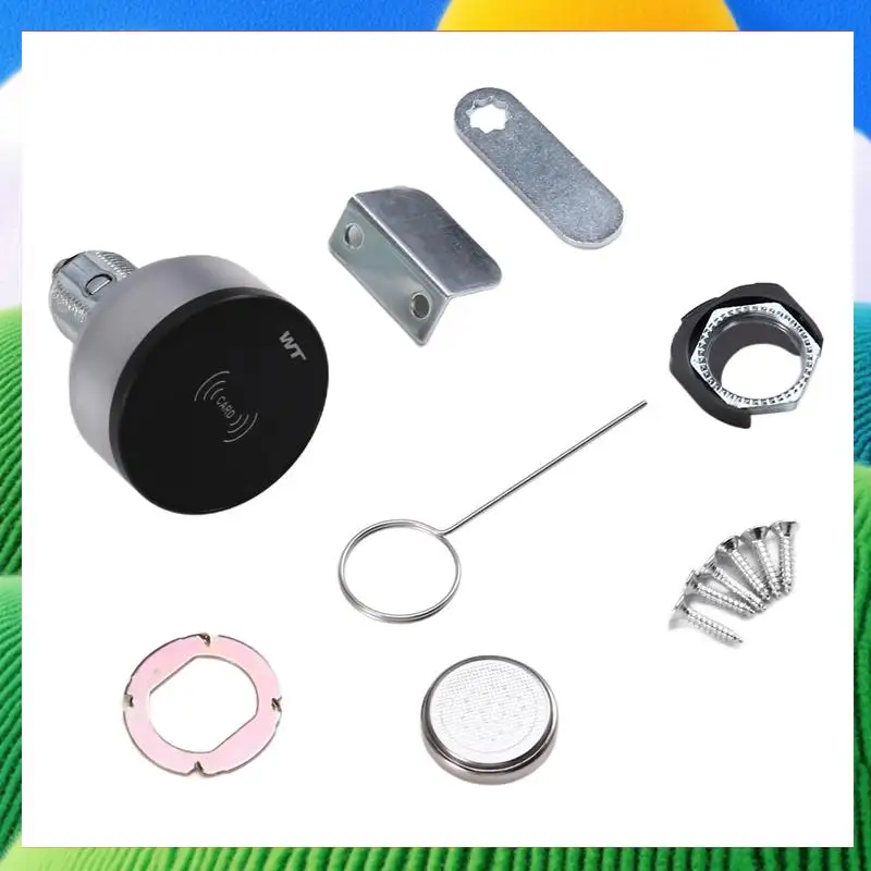 

Electronic Smart Card Drawer Lock 30Mm Smart Card Door Lock For File Cabinets, Wardrobes, Mailboxes Home And Office Use-ABPS