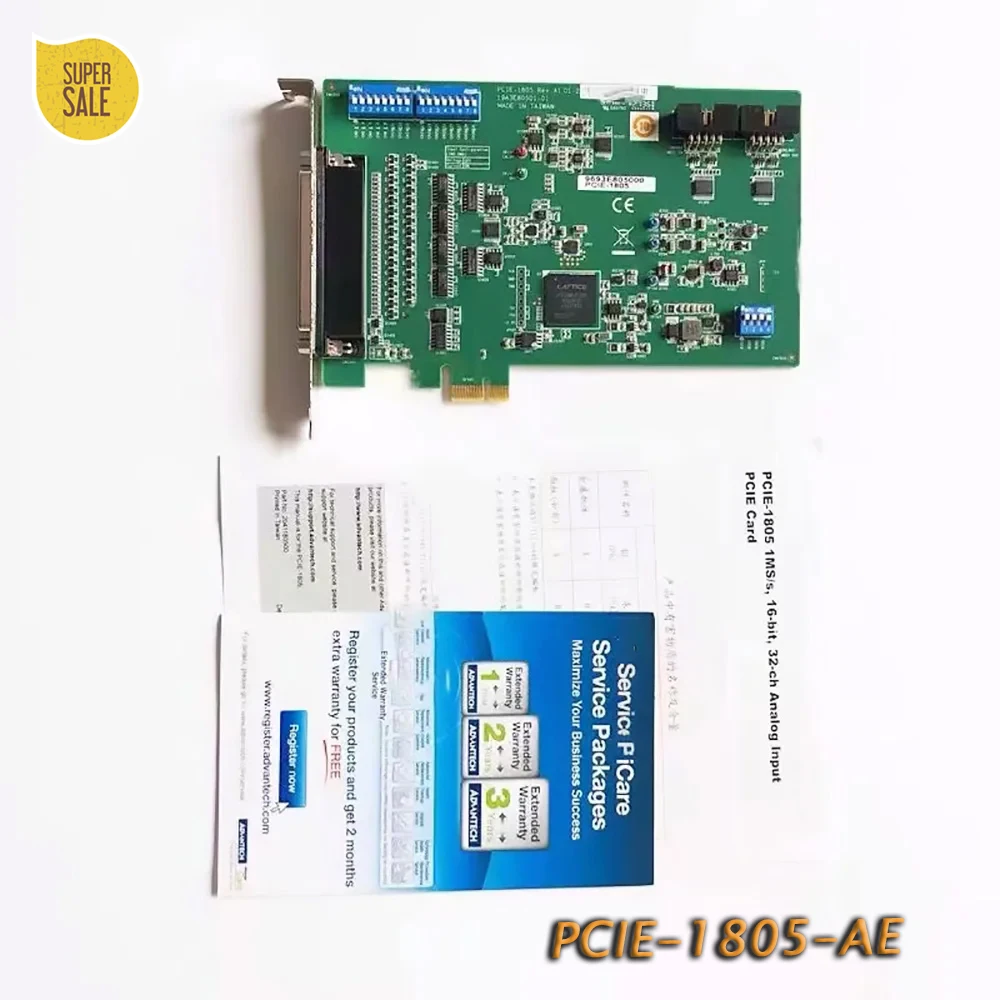 PCIE-1805 For Advantech PCIE-1805-AE 32-channel 16-bit 1MS/s Analog Input Pcie Acquisition Card