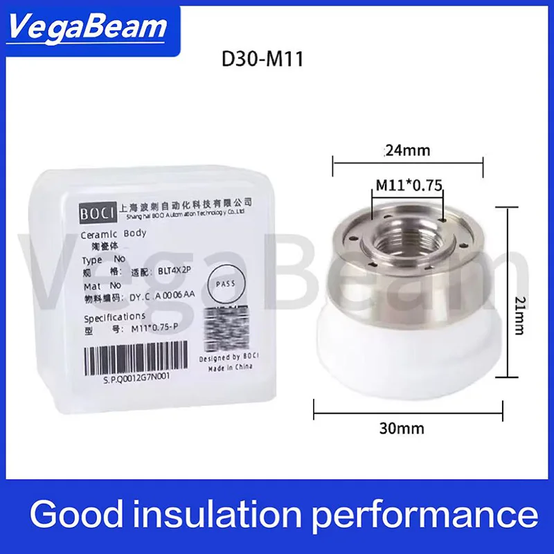 حلقة السيراميك بالليزر Dia.32 D28 D31 D30 D20 لـ Raytools WSX BOCI HANS Precitec آلة القطع بالليزر رئيس فوهة حامل الرأس الدائري