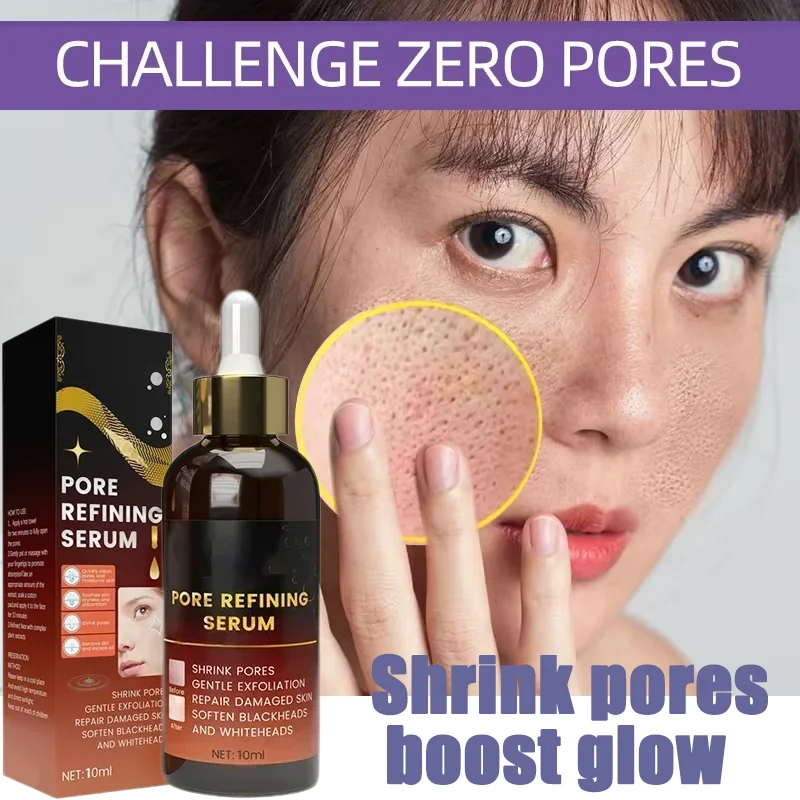 

Сыворотка для минимизации пор, кислота, сужение пор, удаление больших пор, черных точек, питание лица, гладкое, увлажняющее, эссенционное масло для ухода за кожей