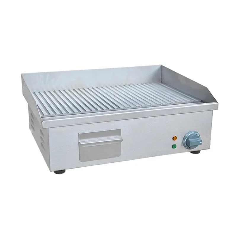 Commercial snack grilling oven equipment gd squid iron plate steak steak iron platemeat eggplant