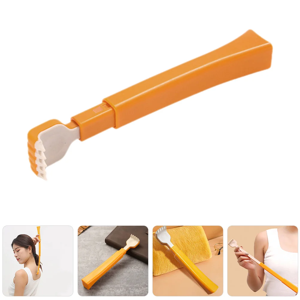 

Портативный телескопический скребок для спины, ручной выдвижной инструмент для снятия зуда спины, удобный скребок для тела, массажер против зуда