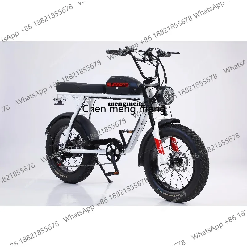 US Warehouse Unique Design  Ebike Electric Fat Bike Electric Bicycle Off-road Electric Bike Lithium Battery 20-Inch 48V