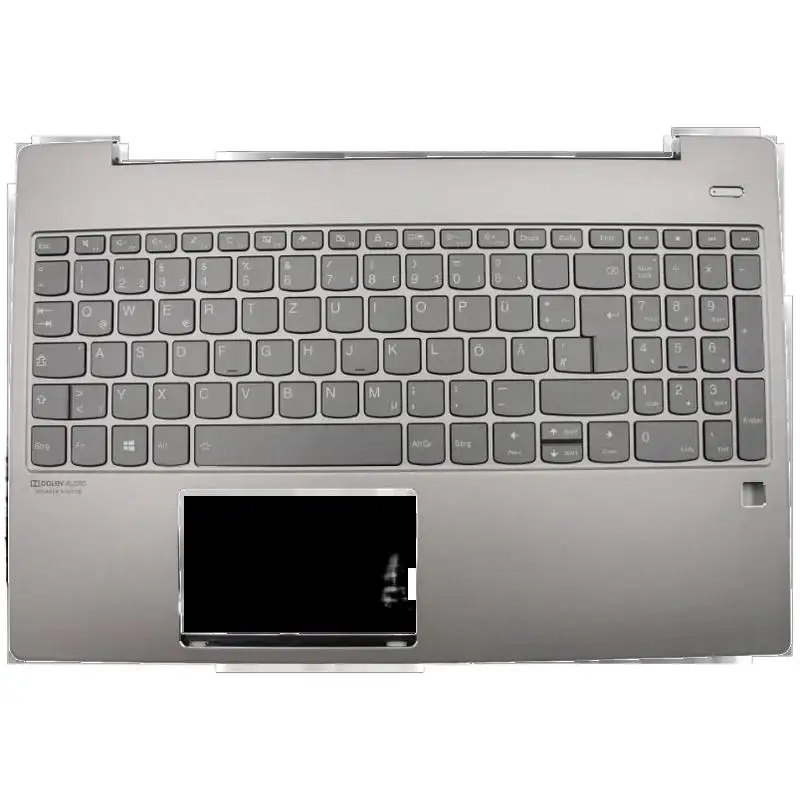 

WAF DE German Mineral Gray Keyboard Upper Case Palmrest Shell Cover For Lenovo Ideapad S540 15 15IWL GTX 5CB0U43619