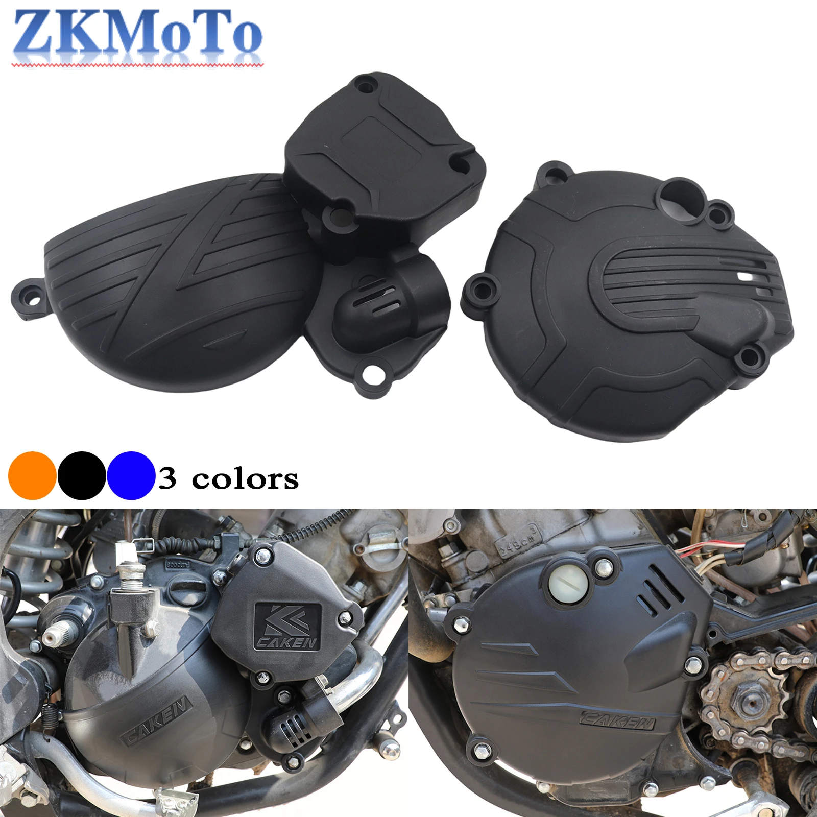 For Yamaha DT230 Loncin MT250 GPX TSE250R Kayo KT250 Hengjian HJ250 2T Plastic Ignition Protector Clutch Guard Water Pump Cover