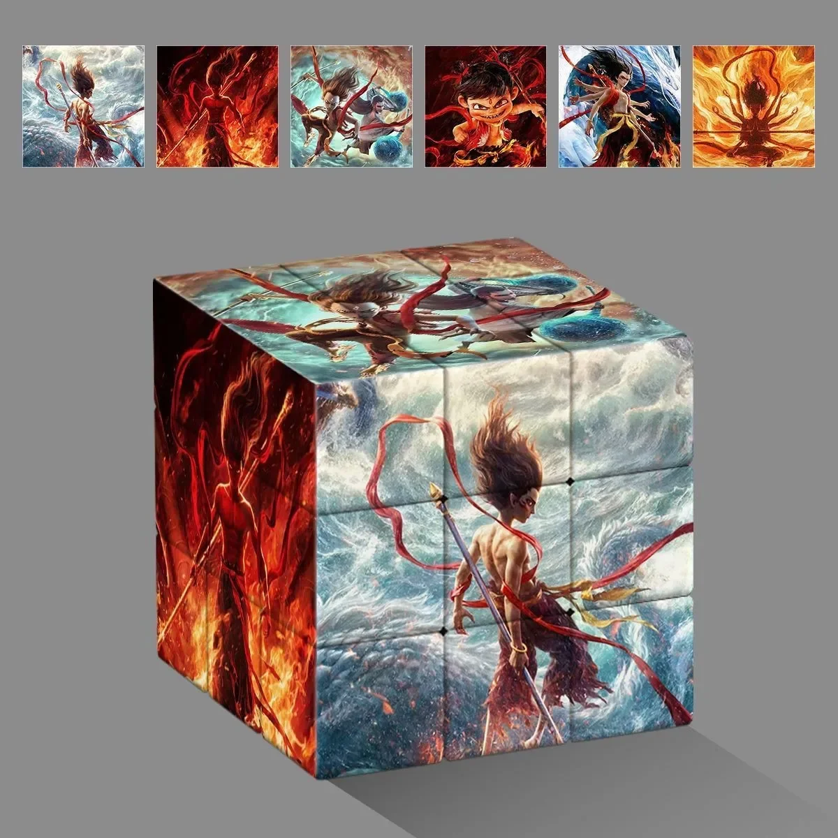 أطفال Nezha's Evil يصنعون مكعب روبيك من المستوى الثالث للبحر