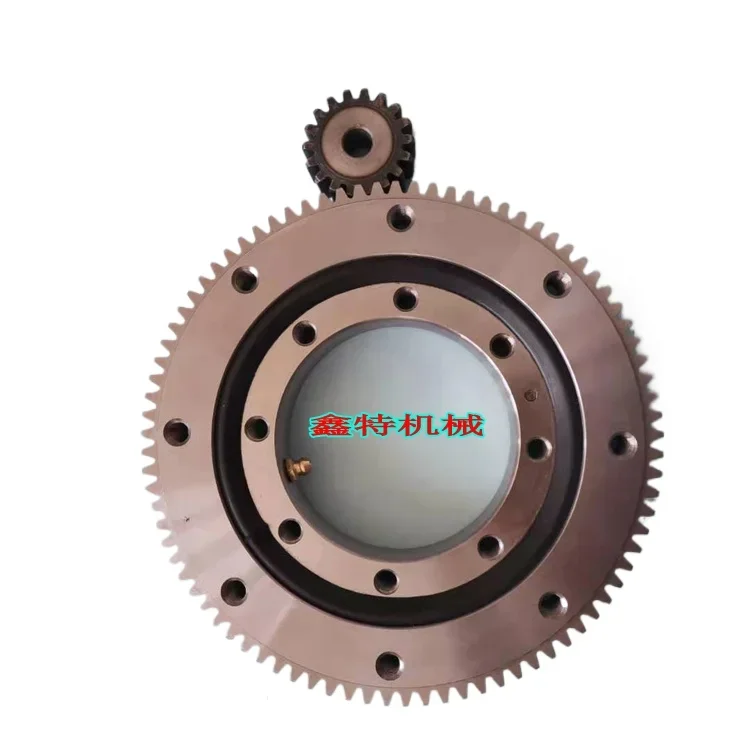 

2026 Новый точечный поворотный подшипник с внешним зубом, небольшой поворотный стол, поворотная опора, большой механический подшипник проигрывателя