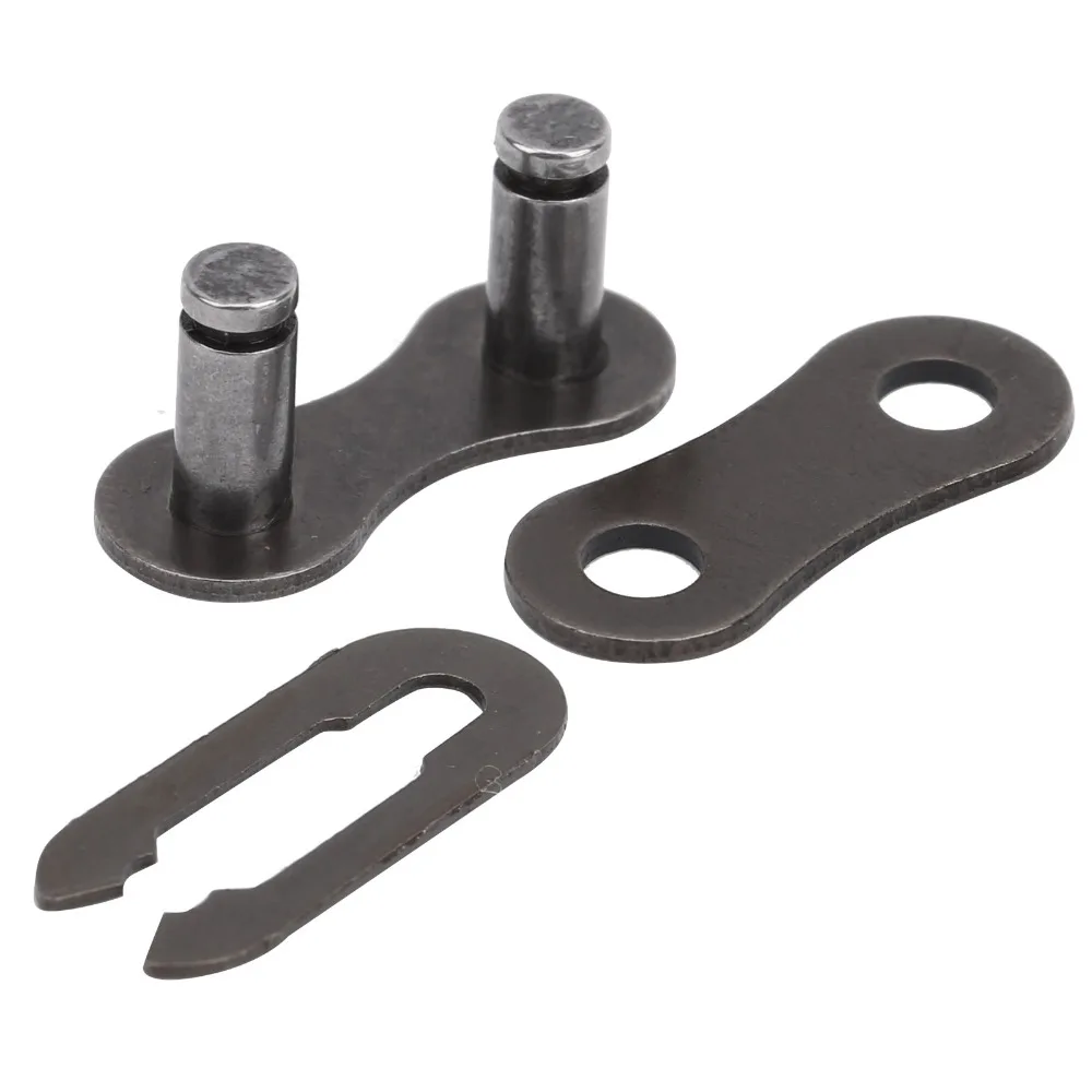 10 Pcs Durable Steel 410 Chain Master Link Removable Quick Split Master Link Replacement Chain Link Connector Motorcycle Use