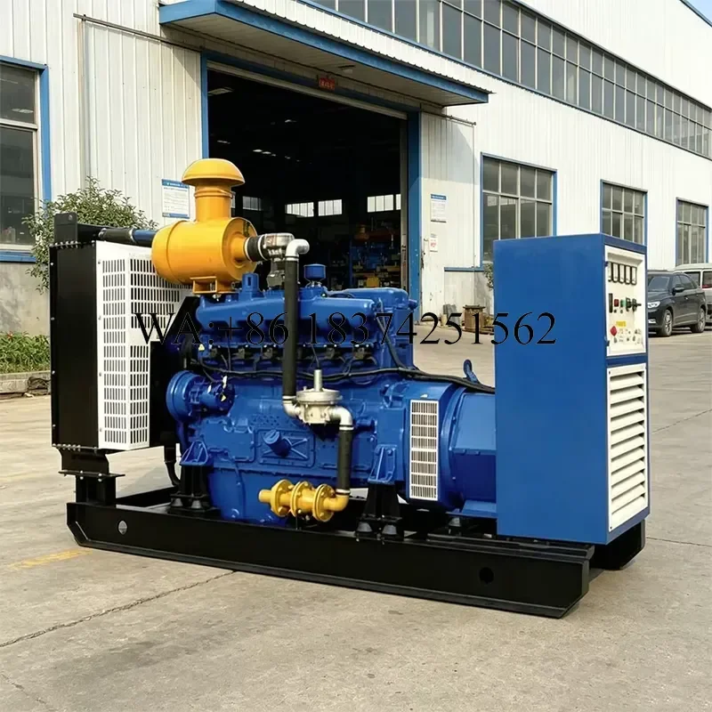 Wmwmnu for Biogas and Natural Gas Generator Dual Fuel 30kW Small Scale Gas Gen-set with Electronic Governor for Poultry Farm