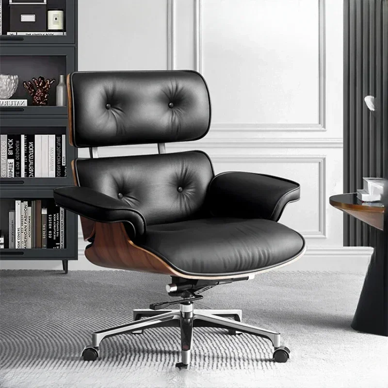 

Кожаное компьютерное кресло, офисное кресло для одного человека, домашний стол, эргономичное удобное кресло для дивана