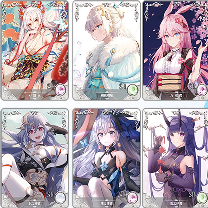 Tarjetas de colección de diosa Story para niños, regalo de cumpleaños, tarjetas de juego, juguetes de mesa para la familia, navidad