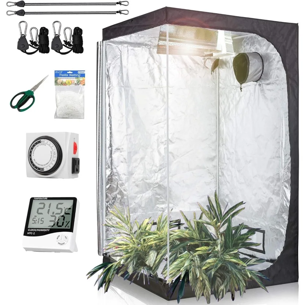 60''x60''x80'' Grow Tent Room Complete Kit, Hydroponic Growing System,  hydroponic tent  advanced nutrients, Grow Tent