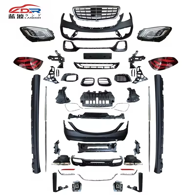 

Accessories with front and rear bumpers grilles headlight for Mercedes-Benz W222 retrofit for S63 AMG