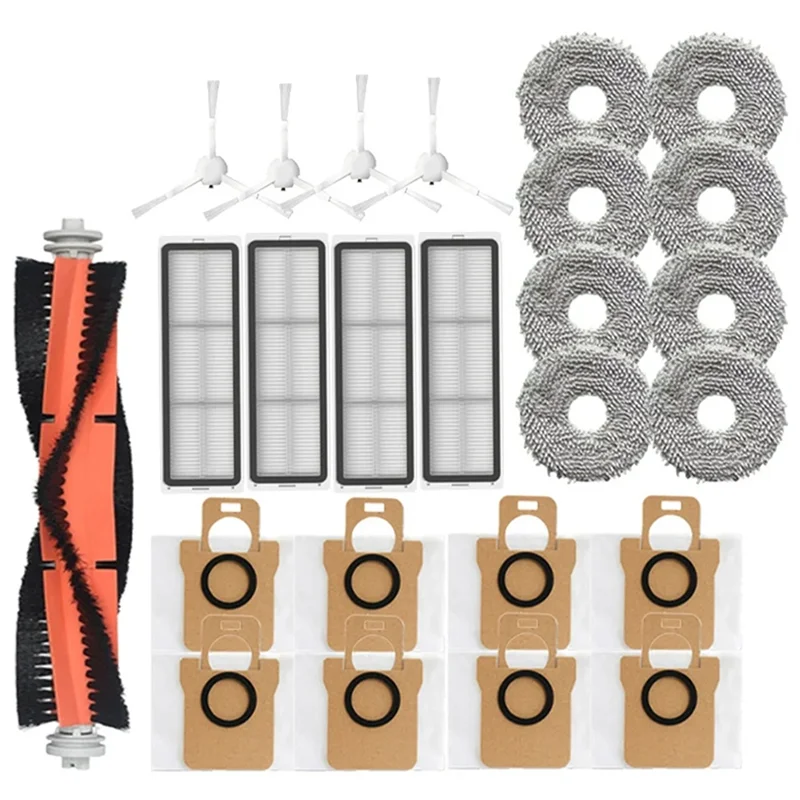 

For XIAOMI Mijia Omni 1S B101CN B116 Robot/Dreame S10 S10+ Vacuums Replacement Main Side Brush Rags Hepa Filter Dust Bags-A57X