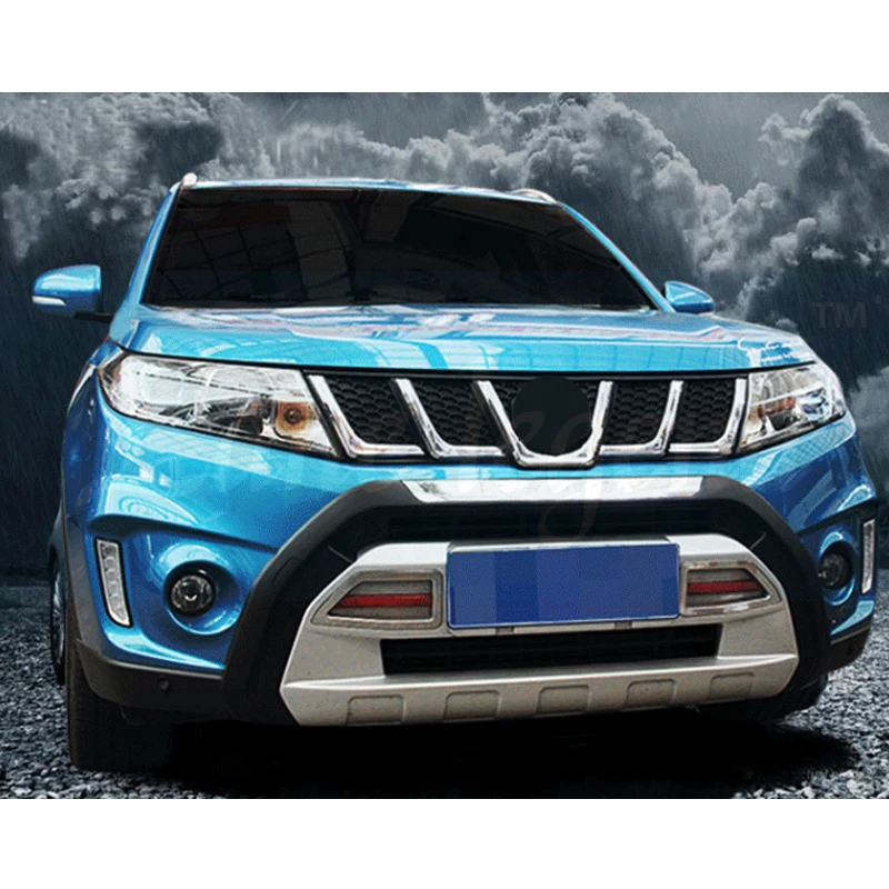 ABS material modification front grille racing grills for Suzuki Vitara 2015 2016 2017 grille Car styling Car Auto accessories