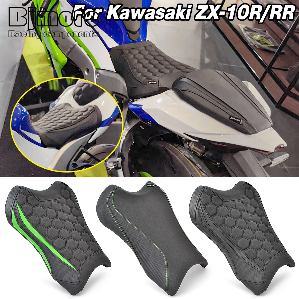 ZX10R Front Rider Solo Seat Cowl Cushion Pad For Kawasaki Ninja ZX-10R ZX-10RR ZX 10R 10RR 2021 2022 2023 2024 2025