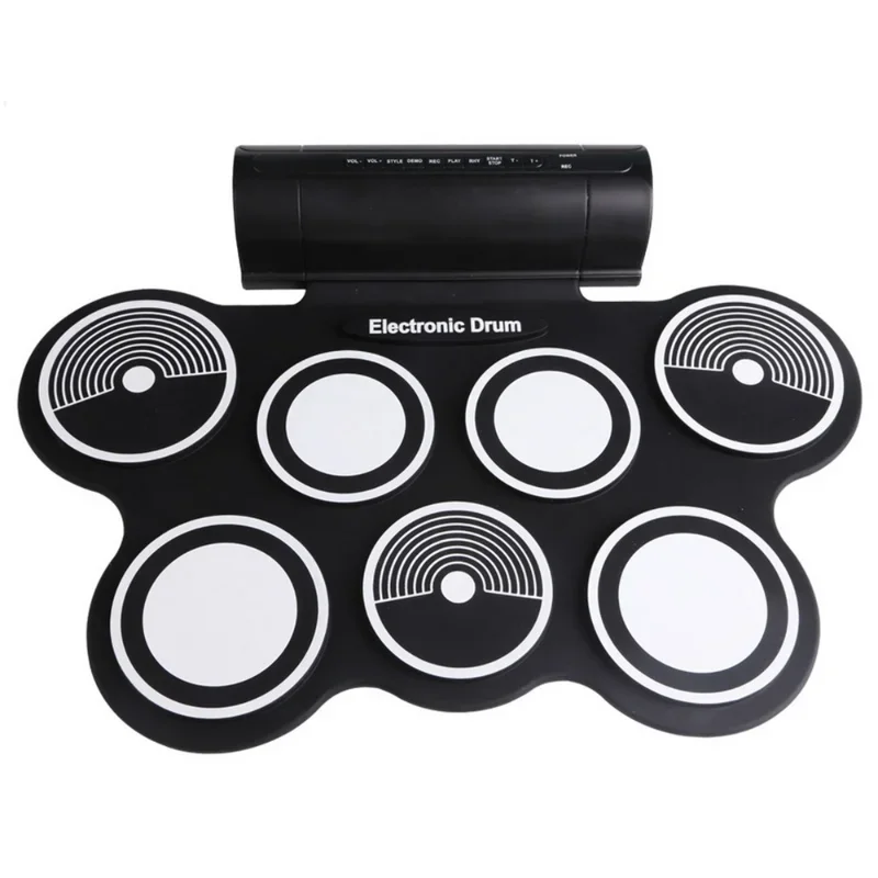

High-Fidelity Silicone Roll-up Drum Kit W759 with Built-in Speaker